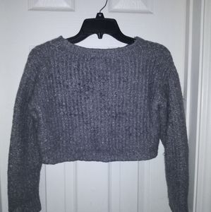 grey US junior size small crop top
